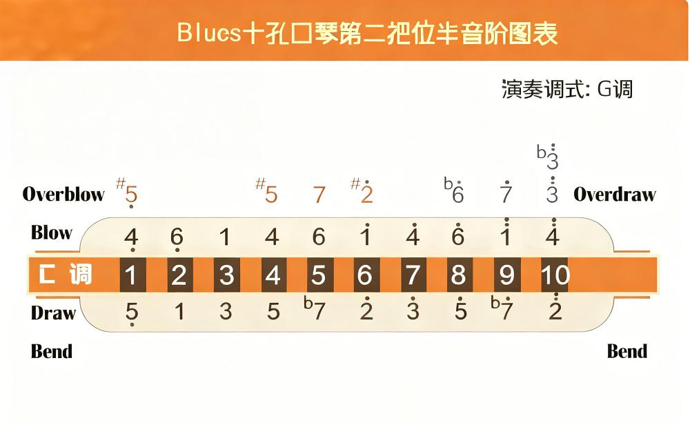 布鲁斯口琴第二把位(G调)图.jpg